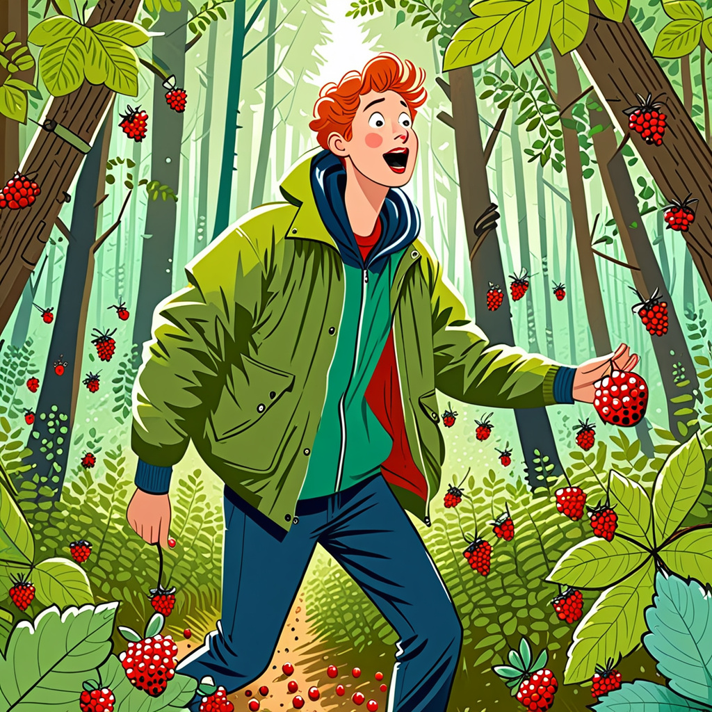 Bærplukking: En komisk kamp mot naturen